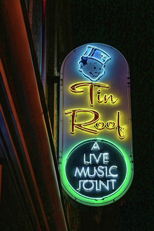 The Tin Roof - Nashville Photograph by Allen Beatty