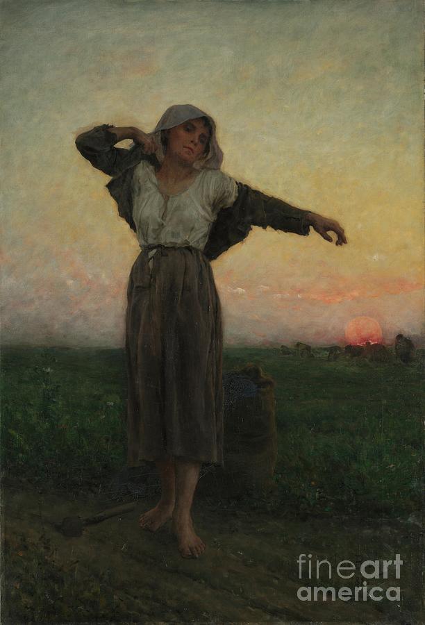 The Tired Gleaner Drawing by Heritage Images The Tired Gleaner Drawing by Heritage Images