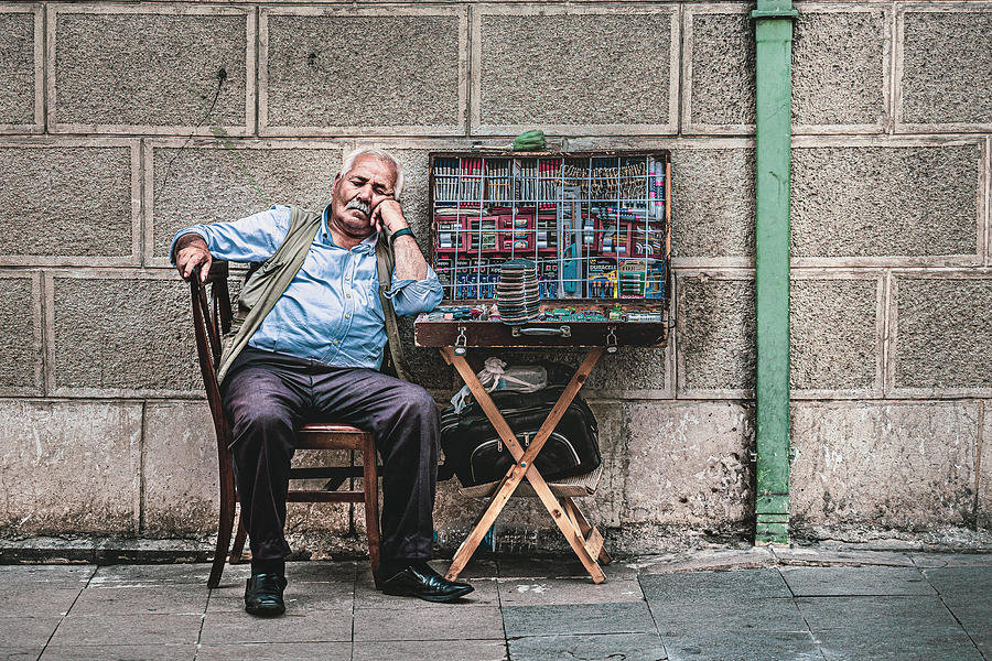 Turkey Photograph - The Tired Shoemaker by Marco Tagliarino