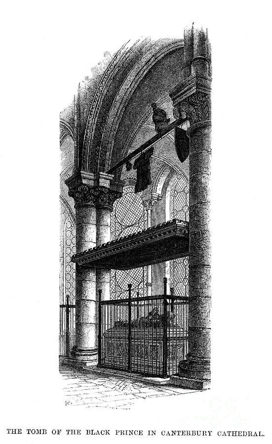 The Tomb Of Edward, The Black Prince Drawing by Print Collector