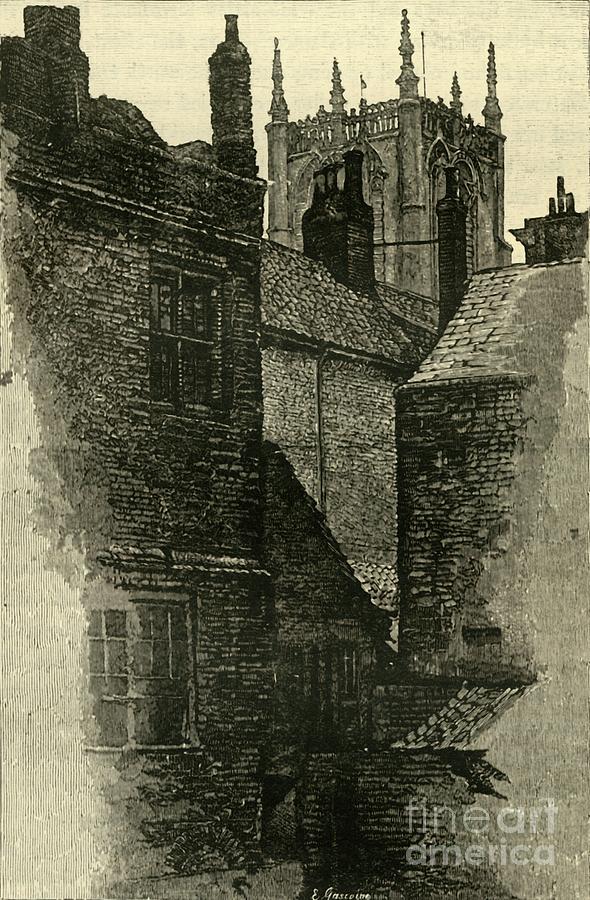 The Tower Of Holy Trinity Drawing by Print Collector