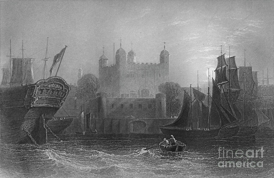 The Tower Of London, 1859 Drawing by Print Collector