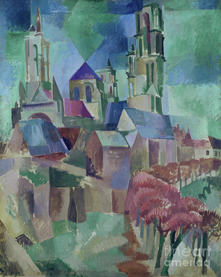 Robert Delaunay Painting - The Towers Of Laon, 1911 by Robert Delaunay