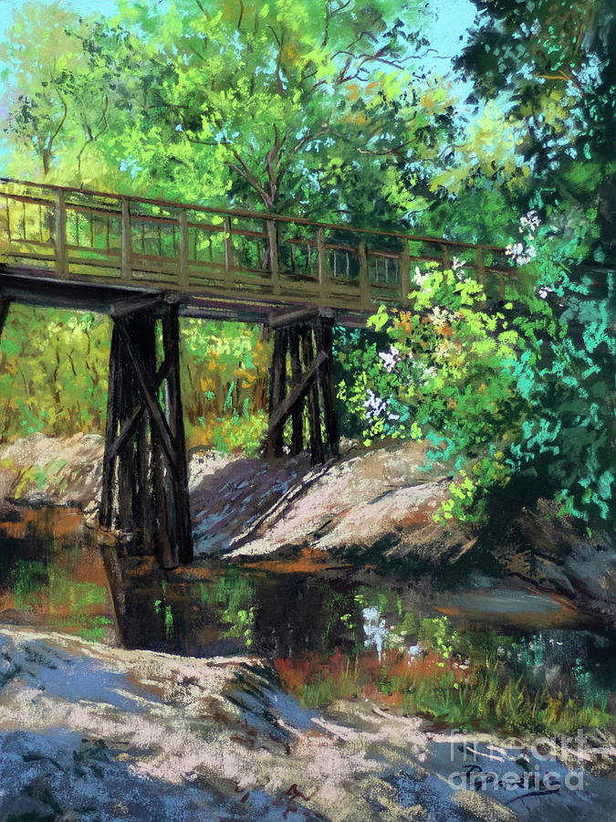 The Trace at Abita River Painting by Dianne Parks
