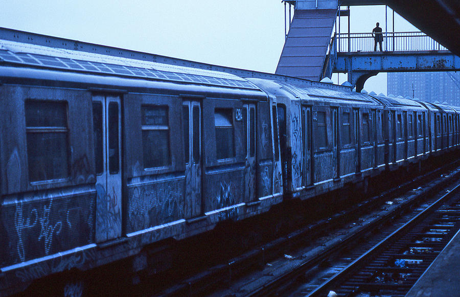 The Train (from The Series "new York Blues") Photograph by Dieter Matthes