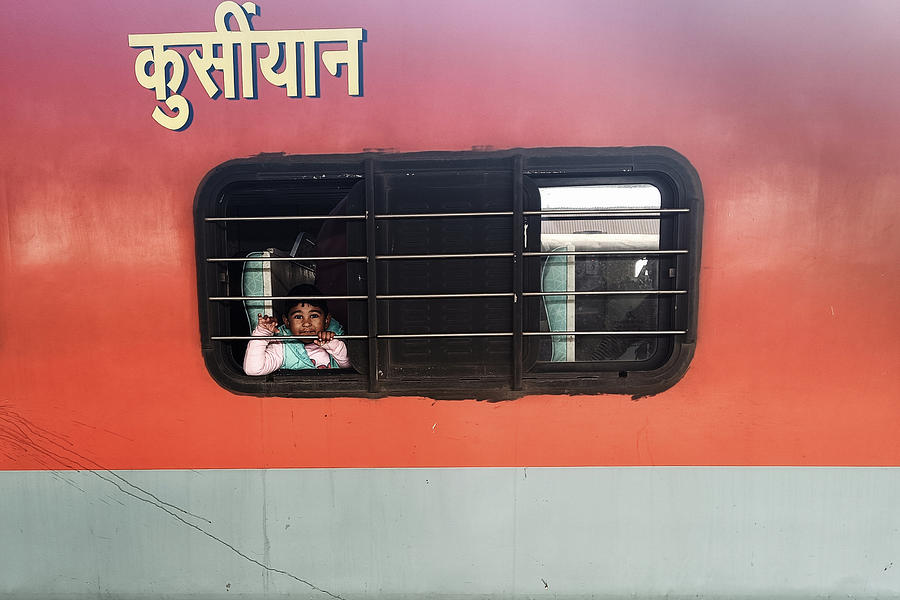The Train Window Photograph by Debarshi Mukherjee