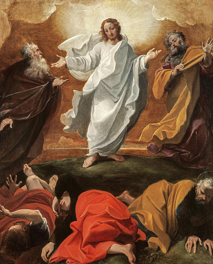 Ludovico Carracci Painting - The Transfiguration, 1590 by Ludovico Carracci