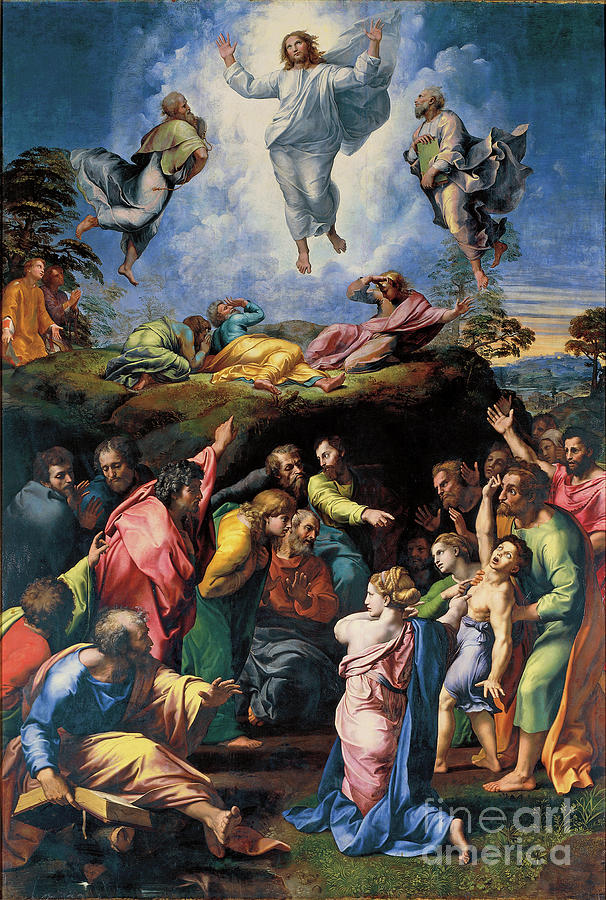 The Transfiguration By Raphael Painting by Raphael