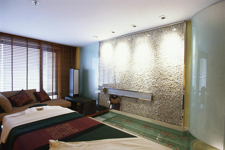 The Treatment Room In Banyan Tree Spa Hotel, Wellness, Holiday, Relaxation, Bangkok, Thailand Photograph by Martin Kreuzer