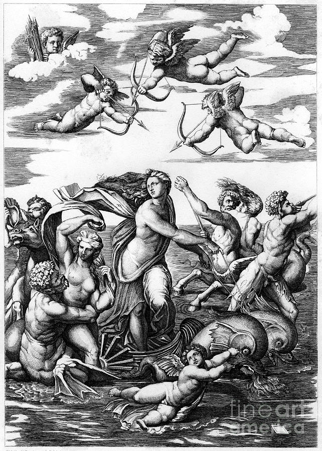 The Triumph Of Galatea, 1512 by Print Collector