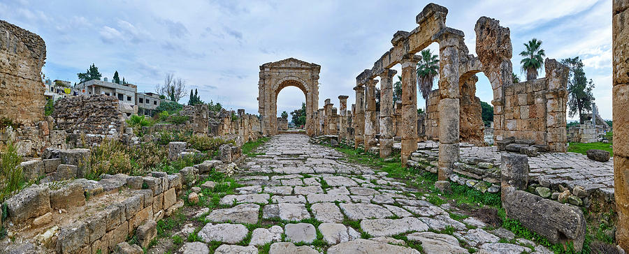 The Triumphal Arch Of Tyre, Tyre Photograph by Panoramic Images - Pixels