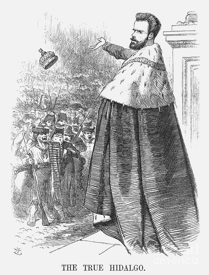 The True Hidalgo, 1873. Artist Joseph Drawing by Print Collector Fine