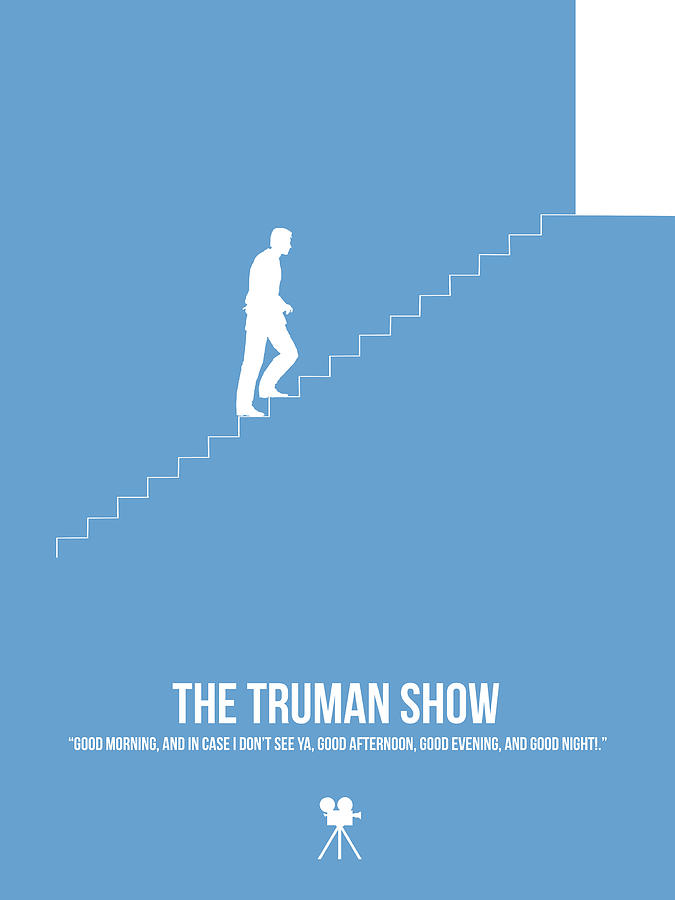 The Truman Show Digital Art - The Truman Show by Naxart Studio