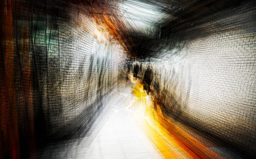 Abstract Photograph - The Tunnel by Carmine Chiriac