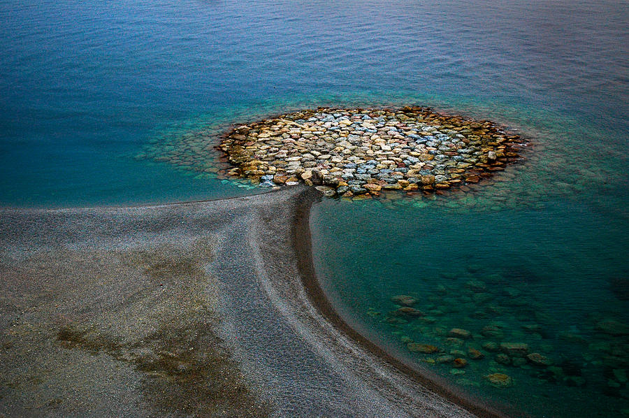 Pebble Photograph - The Tyrrhenian Sea Shore - From "hues Of Italy" by Jacek Stefan