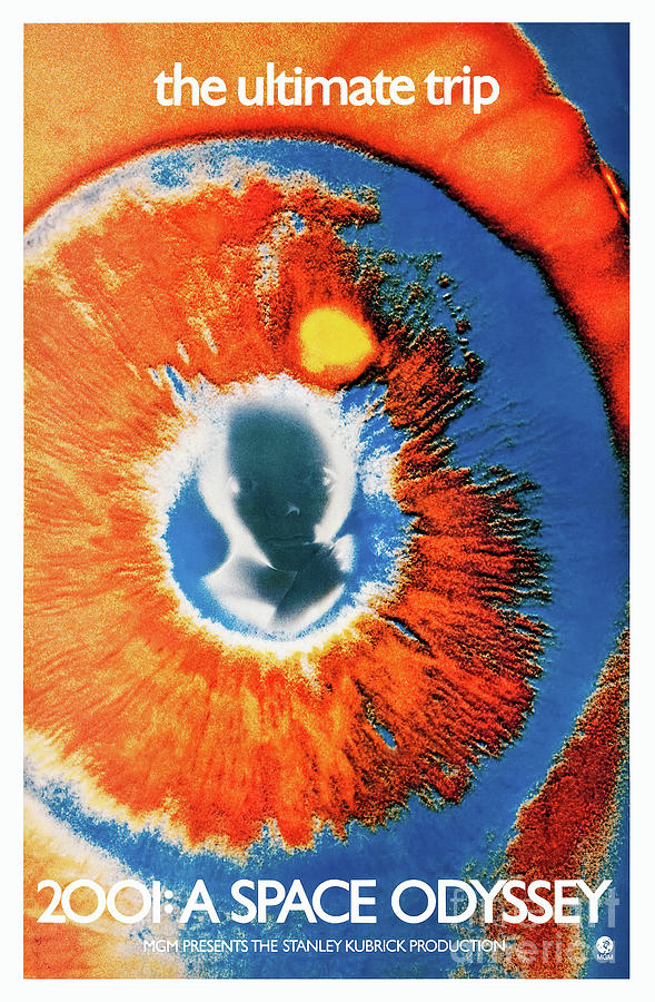 The Ultimate Trip - 2001 A Space Odyssey 1968 Mixed Media by KulturArts Studio