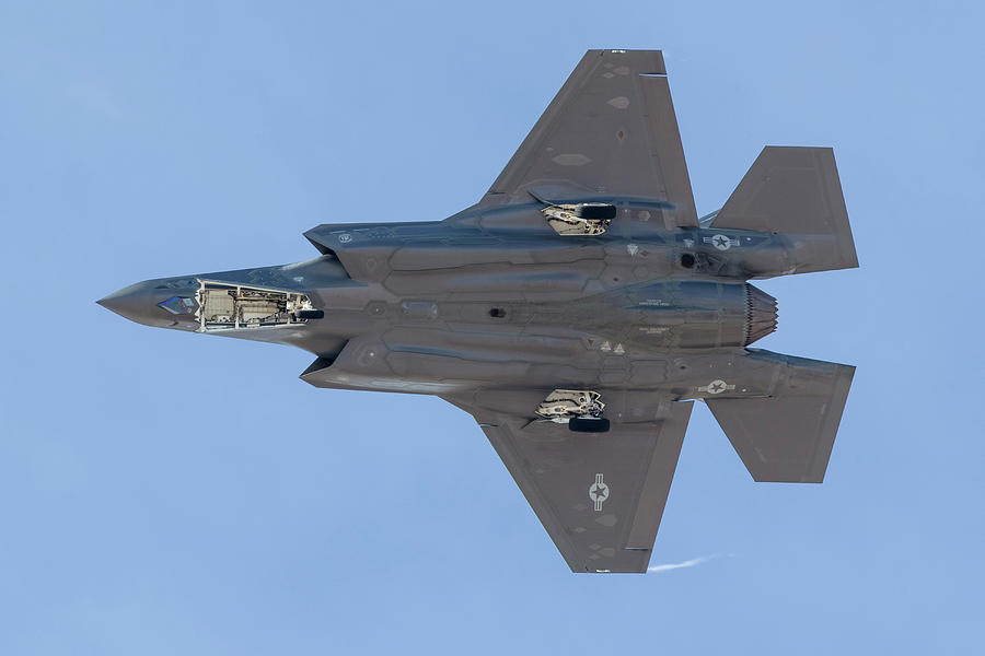 The Underside Of A U.s. Air Force F-35a Photograph by Rob Edgcumbe