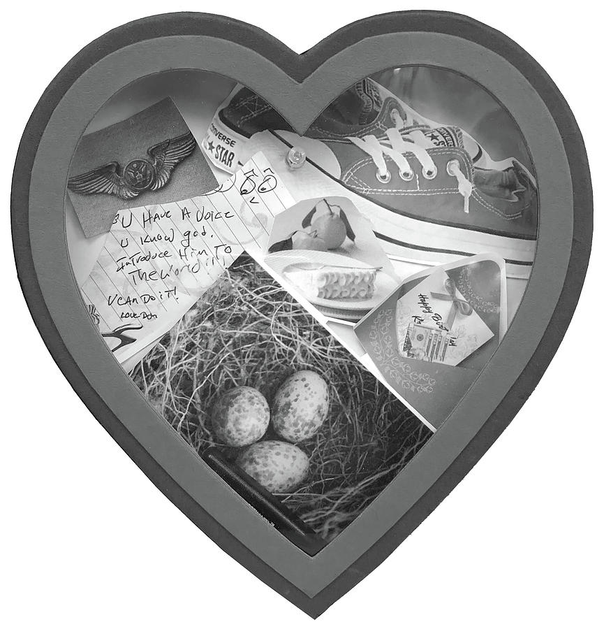 Heaven Photograph - The Unfinished Book Heart Collage by Kristen Wambach Heaven Photograph - The Unfinished Book Heart Collage by Kristen Wambach