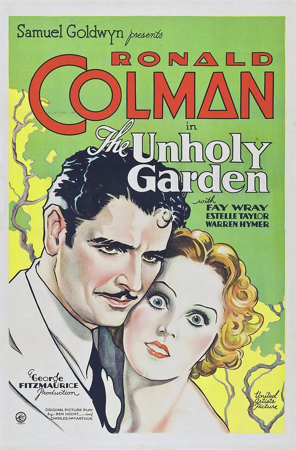 The Unholy Garden -1931-. Photograph by Album The Unholy Garden -1931-. Photograph by Album