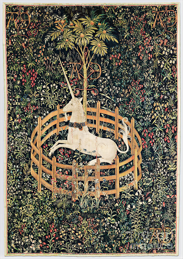 The Unicorn In Captivity Photograph by Metropolitan Museum Of Art/science Photo Library