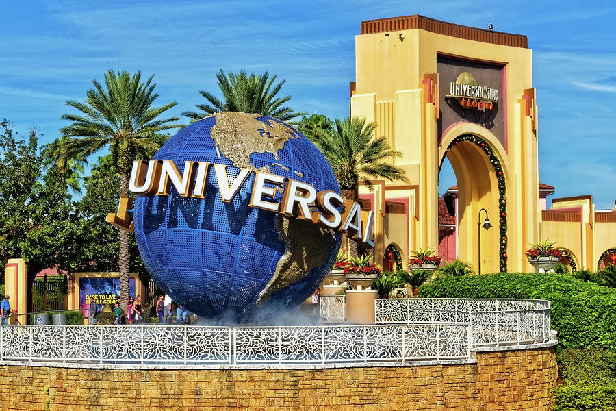 The Universal Studios Globe In Orlando Florida Photograph by Jim Vallee