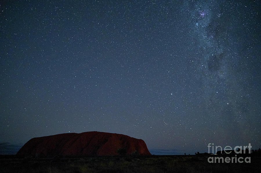 The Universe Over Uluru Photograph by Simonbradfield