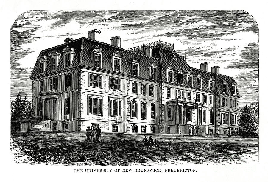 The University Of New Brunswick Drawing by Print Collector
