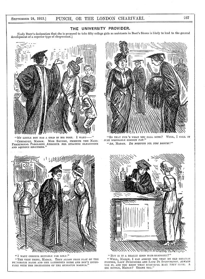 The University Provider, 1913 Drawing by Print Collector