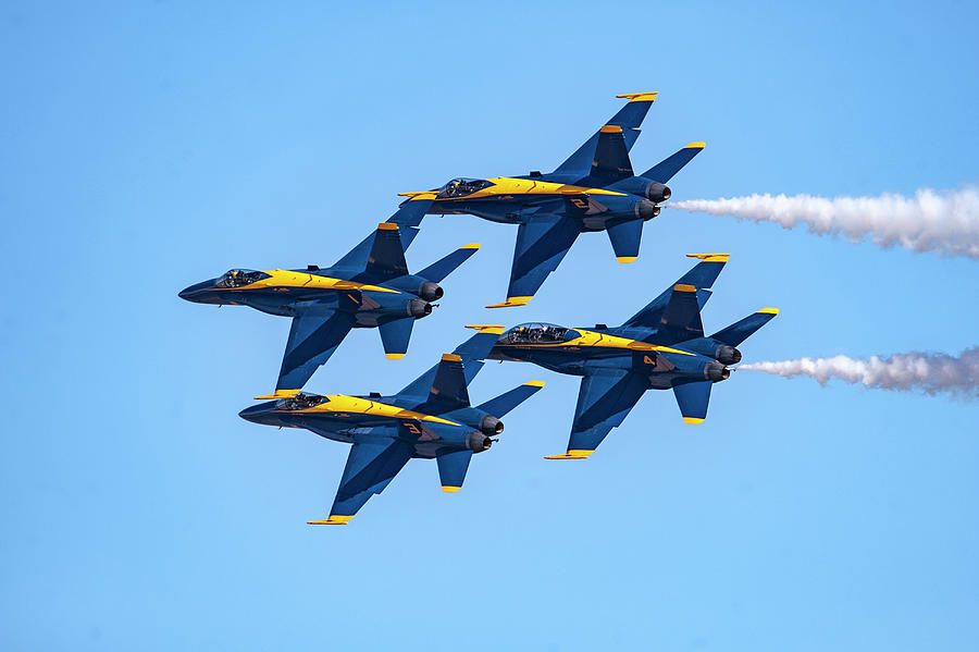 The U.S. Navy Blue Angels Photograph by Erik Simonsen