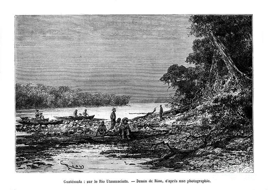 The Usumacinta River, Southeastern Drawing by Print Collector