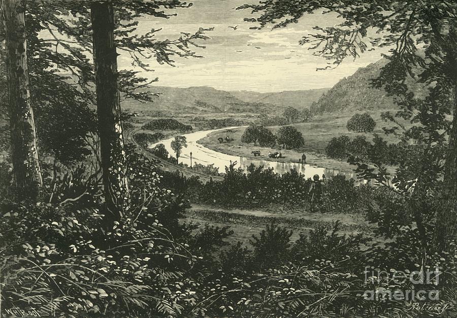 The Vale Of Avoca Drawing by Print Collector