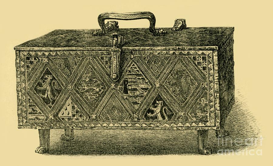 The Valence Casket Drawing by Print Collector