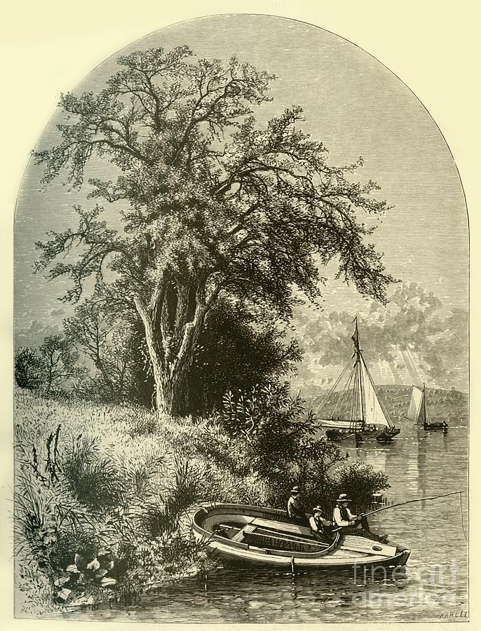 The Valley Of The Connecticut Drawing by Print Collector