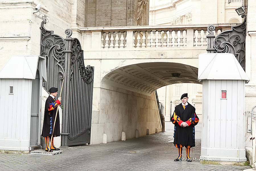 The Vatican Swiss Guards Photograph by Ann Murphy