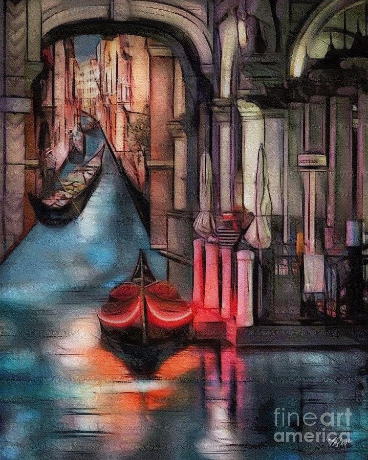 The Venetian Digital Art by Diana Rajala