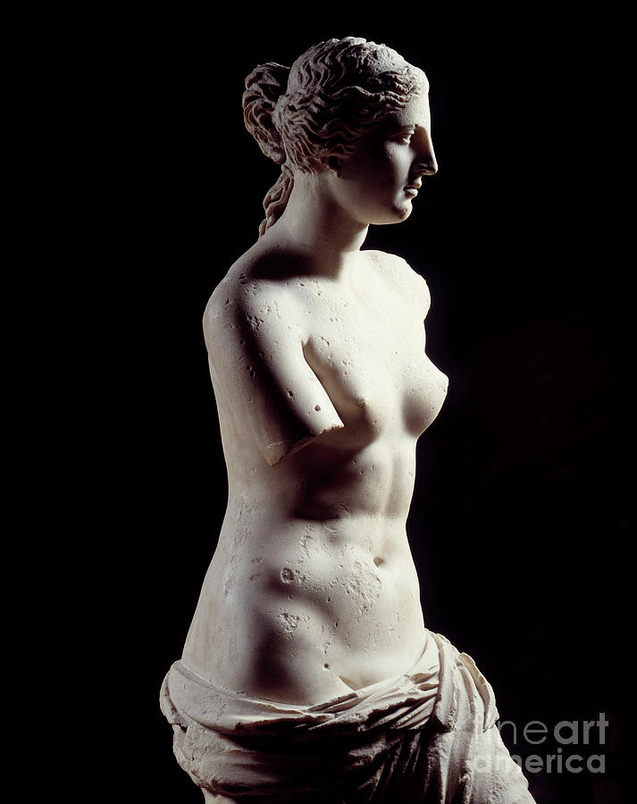 The Venus de Milo, Detail Sculpture by Greek School