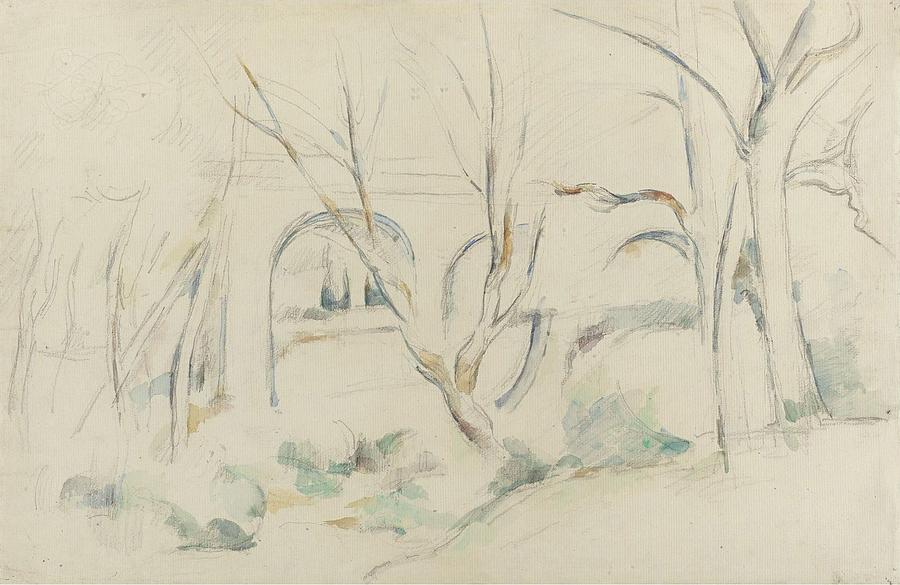 The Viaduc 1888 92 Painting by Paul Cezanne Paintings