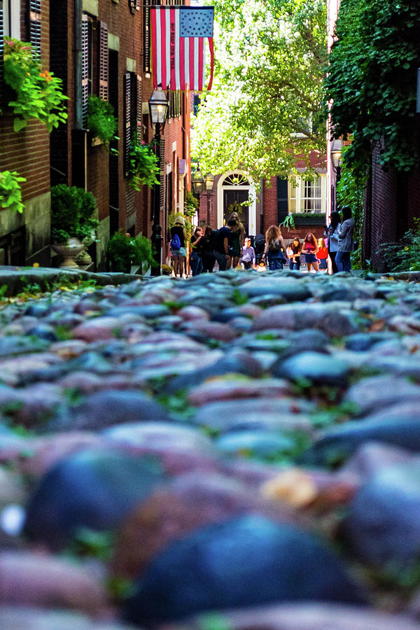Boston Photograph - The View from Acorn St by Christina Maiorano