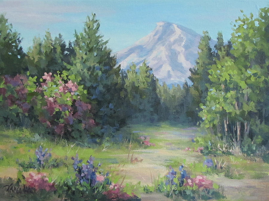 The View Painting by Karen Ilari