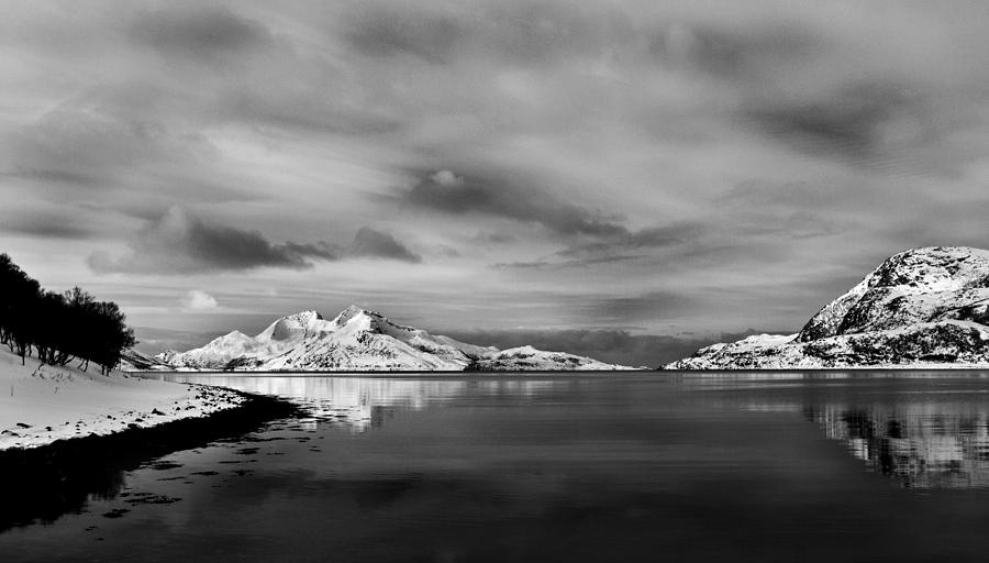 Winter Photograph - The View by Ragnar Gjemmestad