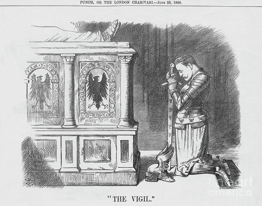 The Vigil, 1888. Artist Joseph Swain Drawing by Print Collector