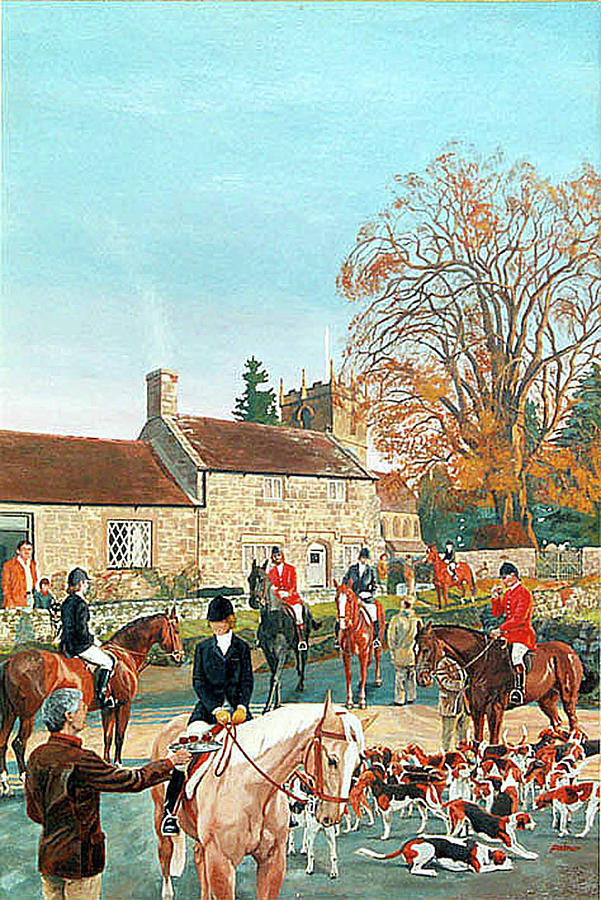 The Village Hunt Painting by Anthony Palmer - Fine Art America