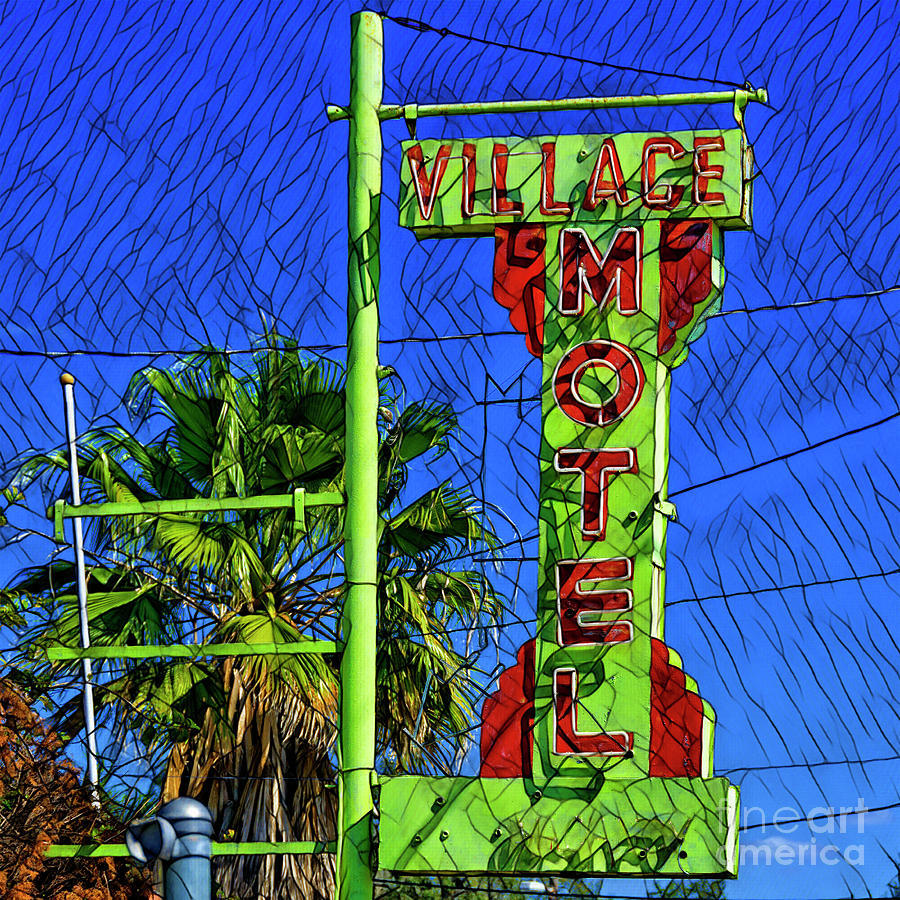 The Village Motel Photograph by Lenore Locken