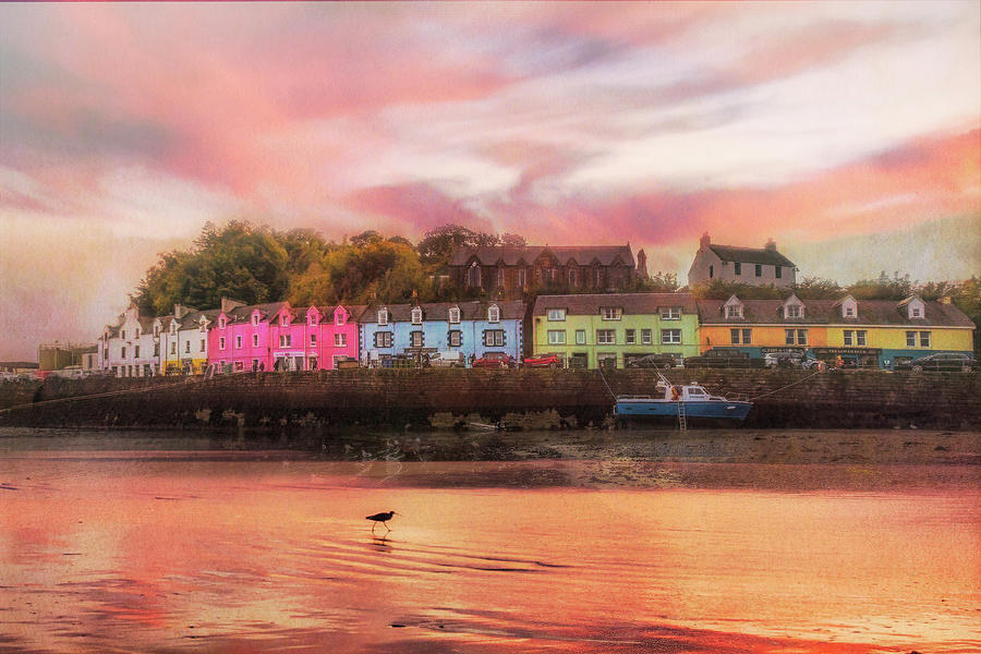 The Village of Portree Scotland in Soft Light Photograph by Debra and Dave Vanderlaan