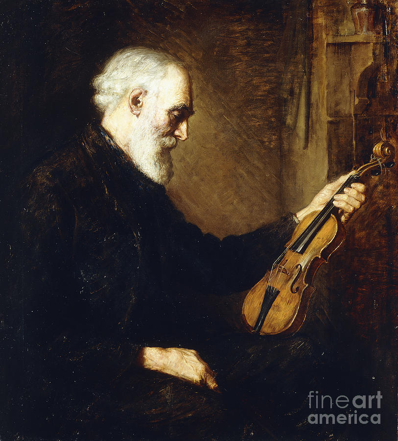 The Violinist Painting by Stanhope Alexander Forbes