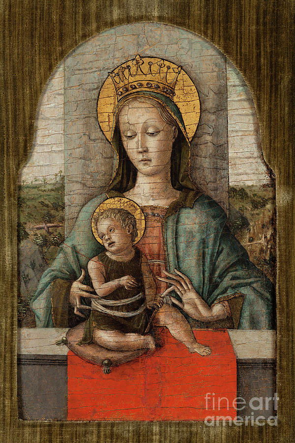 The Virgin And Child Drawing by Heritage Images