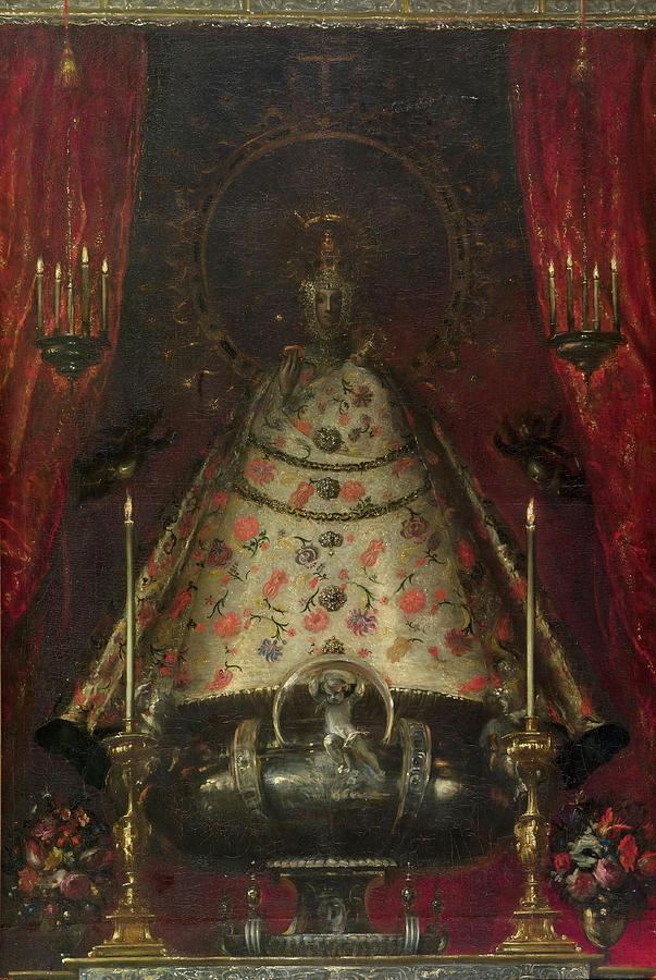 The Virgin of Atocha. Ca. 1680. Oil on canvas. Painting by Juan Carreno de Miranda -1614-1685-