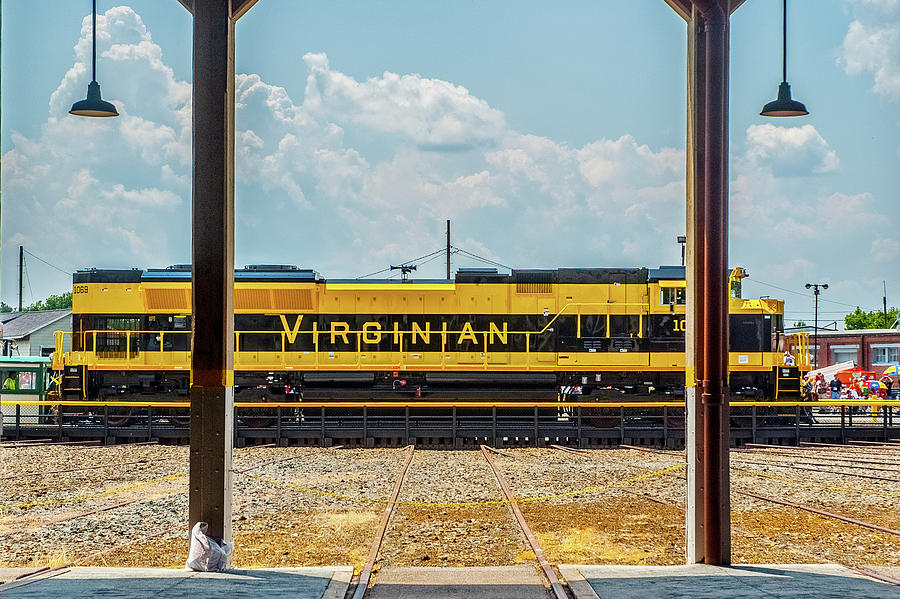 The Virginian Railway Unit on the Turntable by Matthew Irvin The Virginian Railway Unit on the Turntable by Matthew Irvin