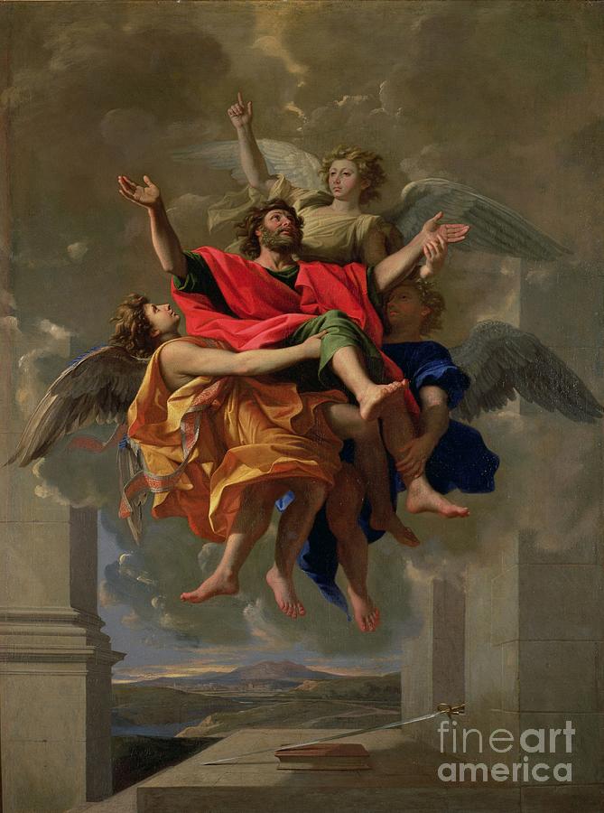 The Vision Of St. Paul, 1649-50 Painting by Nicolas Poussin - Fine Art ...