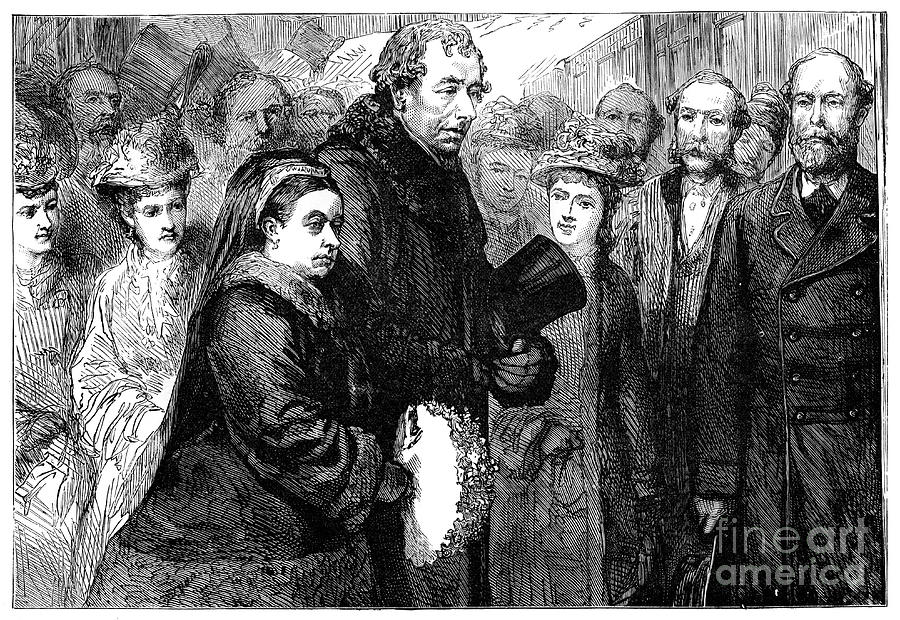 The Visit Of Queen Victoria 1819-1901 Drawing by Print Collector